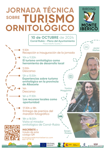 Cartel Jornada técnica turismo ornitológico BMI