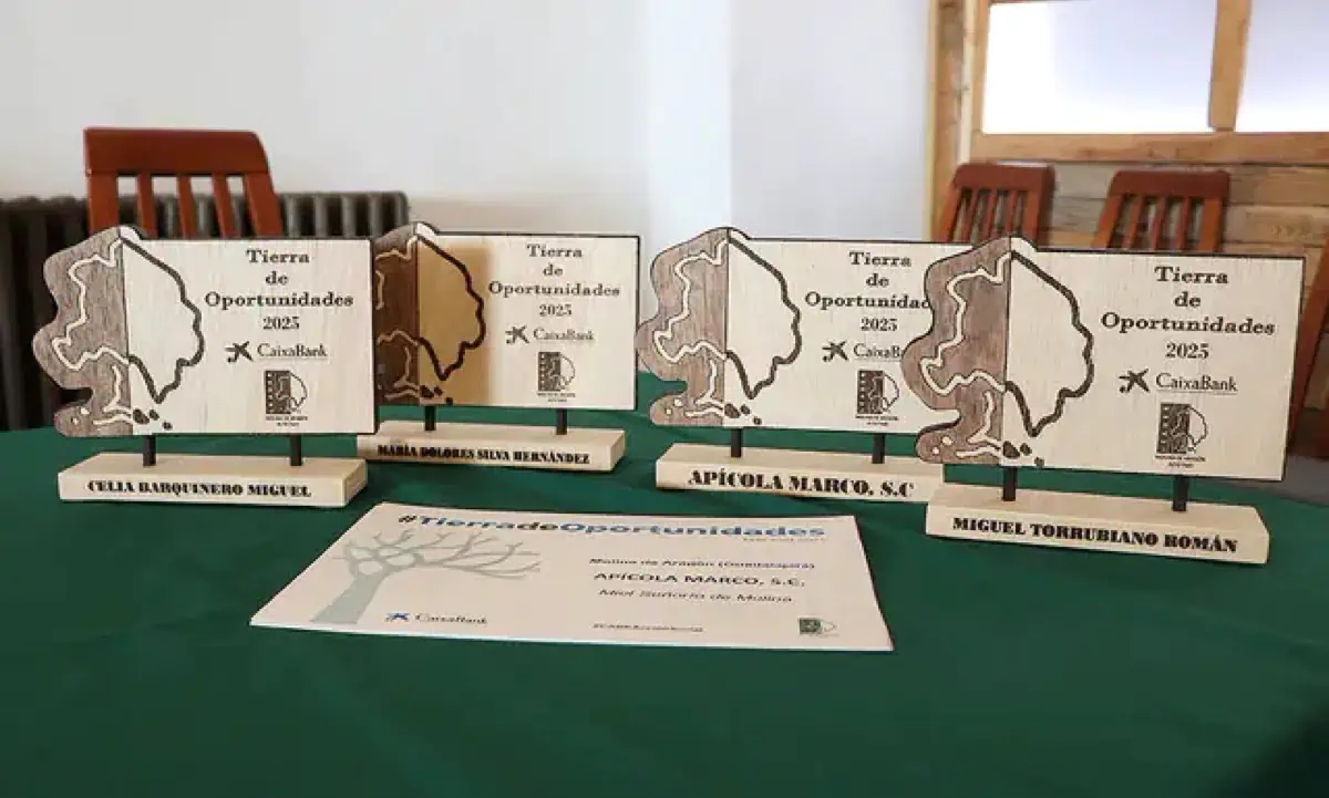 foto3 Ndp Entregados los premios de emprendimiento rural Tierra de Oportunidades de CaixaBank junto a la Asociación de Desarrollo Rural Molina de Aragón Alto Tajo