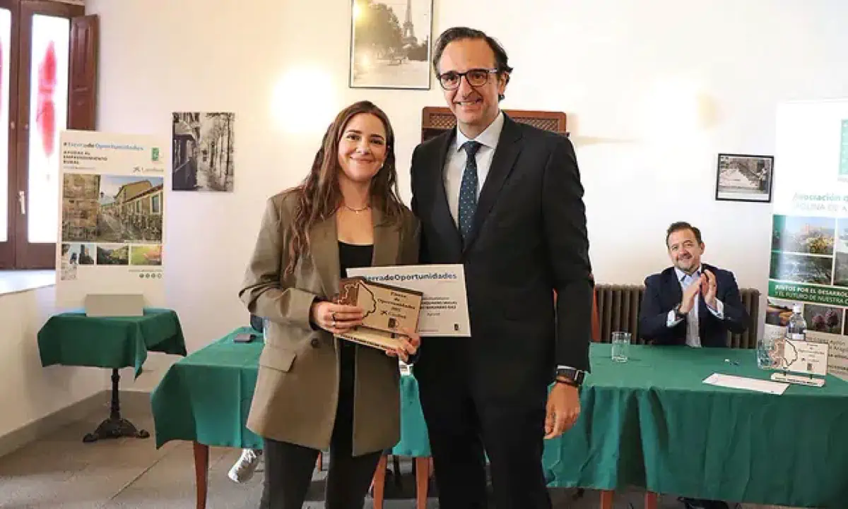 foto6 Ndp Entregados los premios de emprendimiento rural Tierra de Oportunidades de CaixaBank junto a la Asociación de Desarrollo Rural Molina de Aragón Alto Tajo