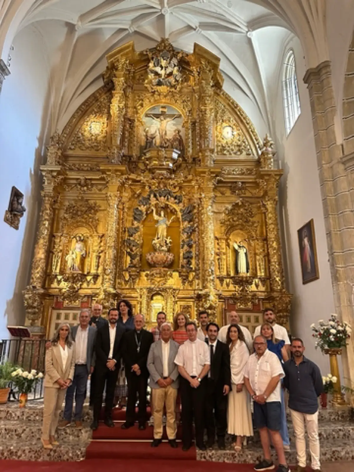 web Inauguración retablo Romancos