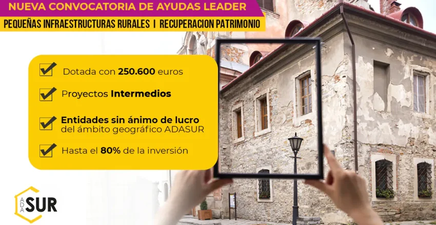 adasur-pone-a-disposicion-de-ayuntamientos-y-asociaciones-sin-animo-de-lucro-nuevas-ayudas-leader-por-importe-de-368600-euros