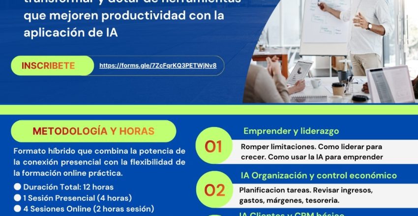 Curso liderazgo y gestión empresarial con IA
