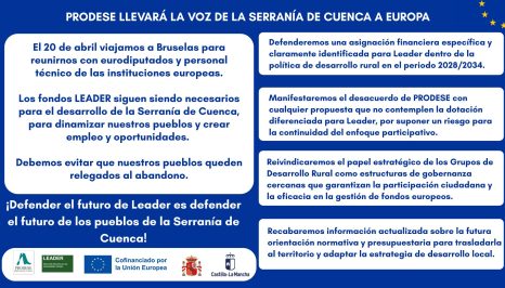 Imagen reivindicaciones PRODESE en Bruselas