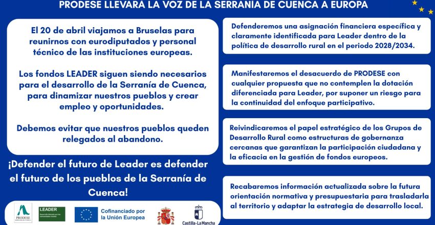 Imagen reivindicaciones PRODESE en Bruselas